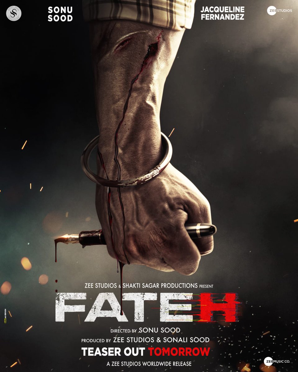 #Fateh first poster out 🔥 #SonuSood's directorial debut to take you on a rollercoaster of thrills with this biggest action film. Going by the poster, fans can be assured that the @SonuSood will be seen in a different avatar. Sood has also written and produced the film, which