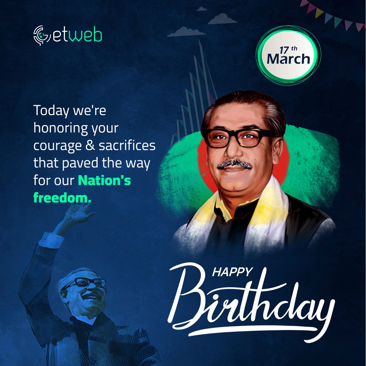 getwebinc's tweet image. Did you know that In 1973, at the non-aligned summit in Algiers, Bangabandhu visited Fidel Castro?

Embracing Mujib, Castro remarked, “I have not seen the Himalayas. But I have seen Sheikh Mujib. In personality and in courage, this man is the Himalayas.”