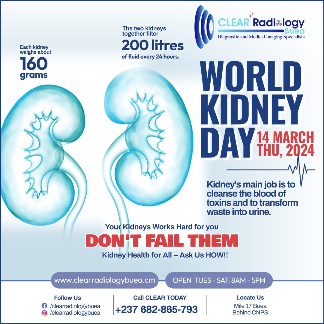 World kidney day!
#kidneyhealth