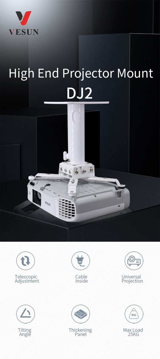 Sibyl49642462's tweet image. Fixed projector bracket ceiling projector mount 
Long pole / short pole / wall mount 
25kg max load,suitable for most of projectors

E:sibyl@xy-screen.com 
whatsapp:+86 13711064600
#avequipment  #ceilingmount #projectormount  #projectorbracket