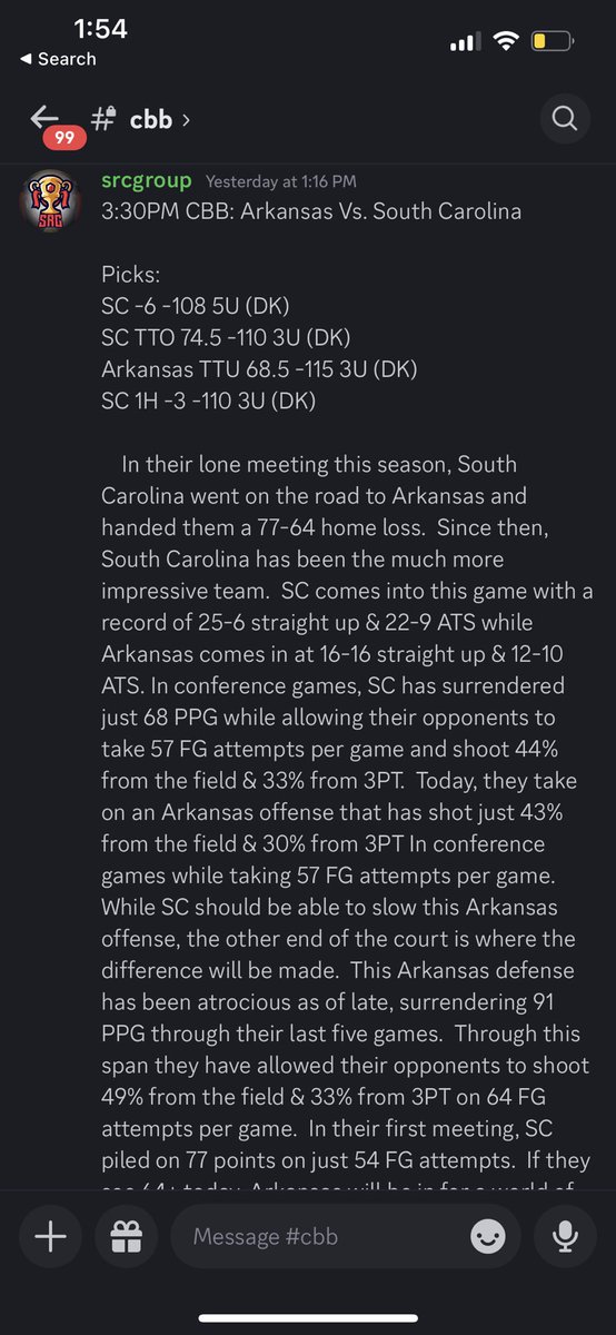 SRCGROUP2K's tweet photo. Free day of vip trial: FIRST 100
- Like &amp; Comment (DM “Done”)

VIP Tonight: +$11,248 
- 3U Plays: 14-9-1 
- 5U Plays: 4-3 

Friday’s Early CBB posted to vip shortly
Massive Friday Slate Loading…

For VIP CLICK➡️ https://t.co/rntCXUYNzI https://t.co/k7OfAY28ni