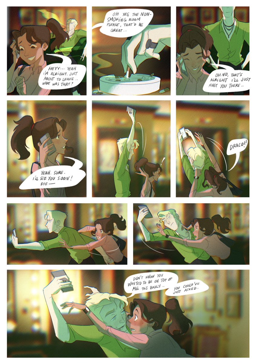 Dramione rockstar AU repost! Page 1-4. Will continue to post the other pages soon! #dramione #DracoMalfoy #HarryPotter