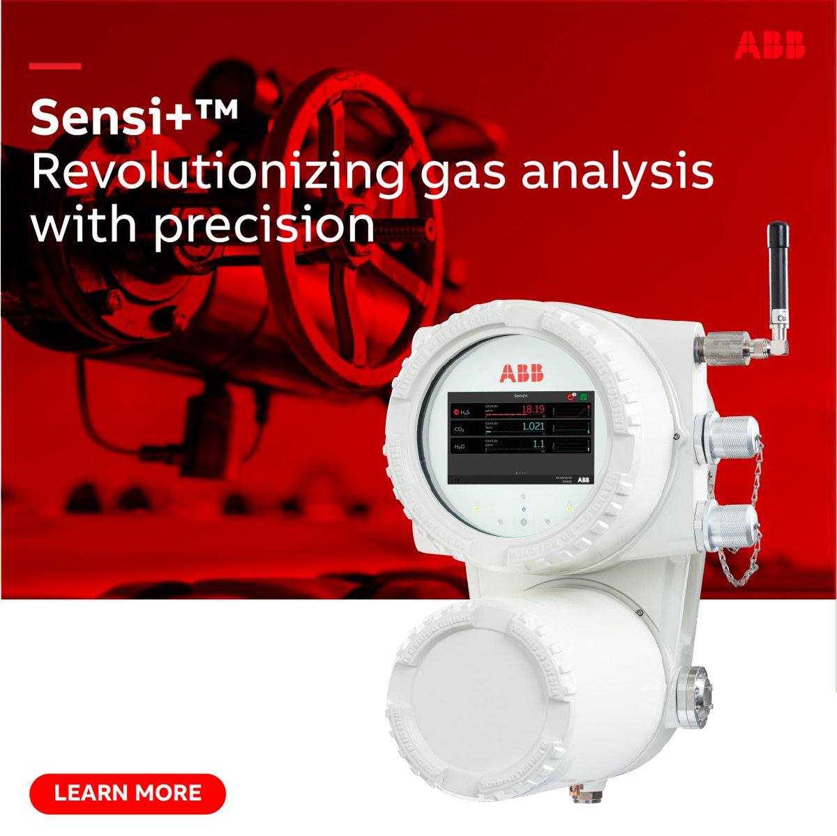 ABBMeasurement's tweet image. ⚙️ Explore how Sensi+ serves as an essential tool for custody transfer, tariff compliance, and process monitoring, ensuring the safety of your pipelines and storage facilities:
ow.ly/IUb050QSSGm

#ABB #SensiPlus #GasAnalysis #GasContaminants