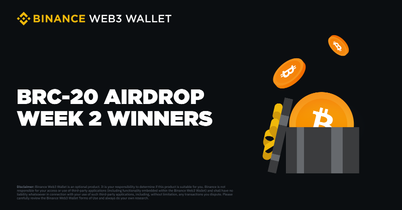 BinanceWallet's tweet photo. Announcing the winners of our #Binance Web3 Wallet BDIN &amp; MMSS Airdrop! 

160 users will receive a share of either 1,600,000 BDIN or $80,000 in MMSS.

Find out if you can claim here ⤵️