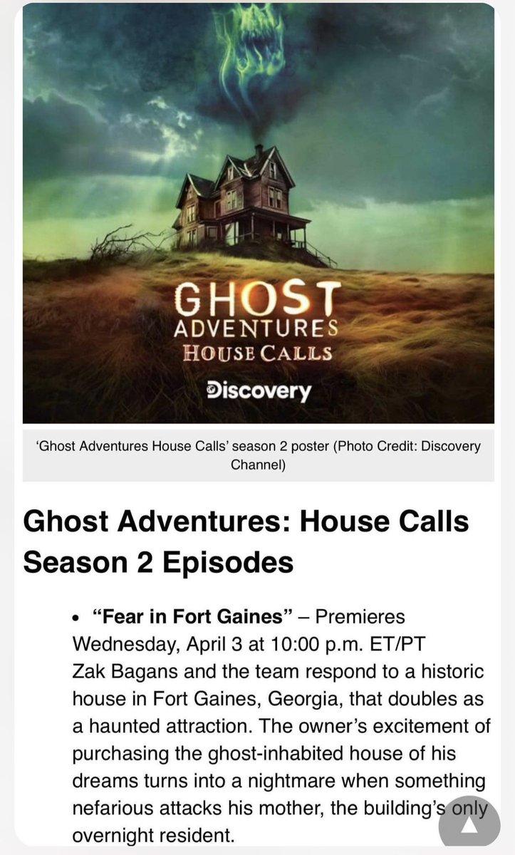 huntingthedead's tweet photo. Ghost Adventures came and Investigated my haunted house attraction Dean’s Haunted Mansion, and that will be their first episode kicking off their new season April 3rd!! Zak, Aaron, Billy and Jay, were blown away by the evidence they captured. You do NOT want to miss this!!! https://t.co/QFzXpRsgZO