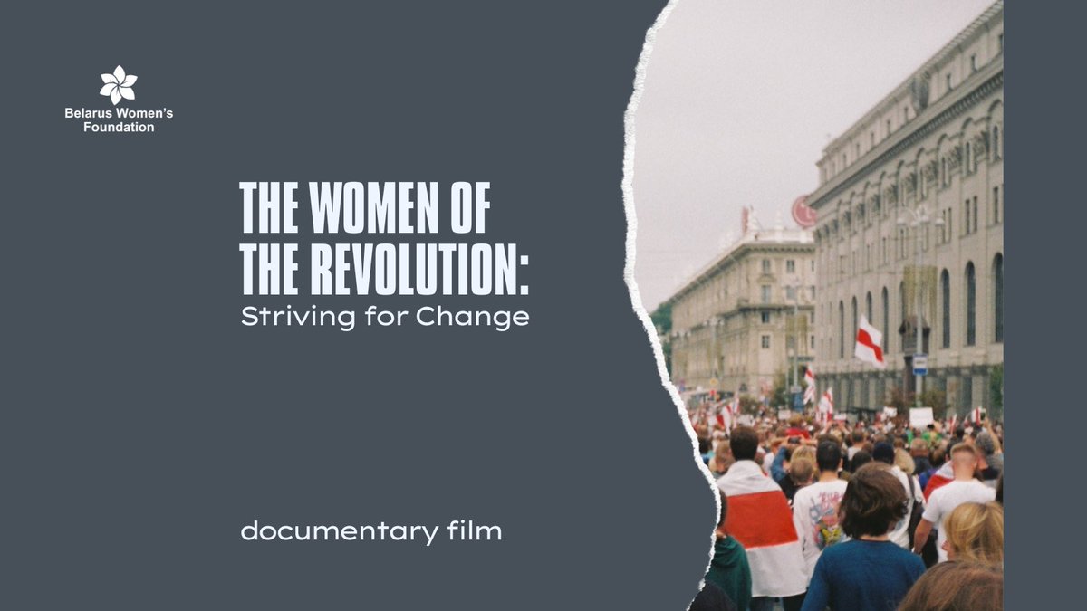 belarus_women's tweet photo. 🌟The Belarus Women’s Foundation presents the documentary film “Women of the Revolution: Striving for Change”, which reveals all aspects of the Belarusian revolution of 2020.
Read full article 🔗 https://t.co/MoUSUt3OIc
#TheWomenoftheRevolution #StrivingForChange https://t.co/d6Hz9UOJ4A