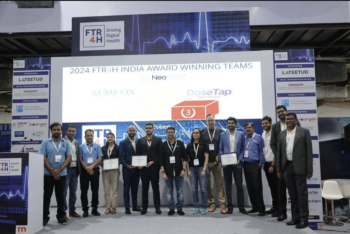 Huge Announcement! Sunfox proudly received the title ‘Runner Up - Best Digital Health Startup of India’ at @medical_fair, Mumbai, during the Startup Pitch Session in the 'Future for Health Program.’ A big thanks to all who made this possible! #MedicalFair #Mumbai #Medical #Health