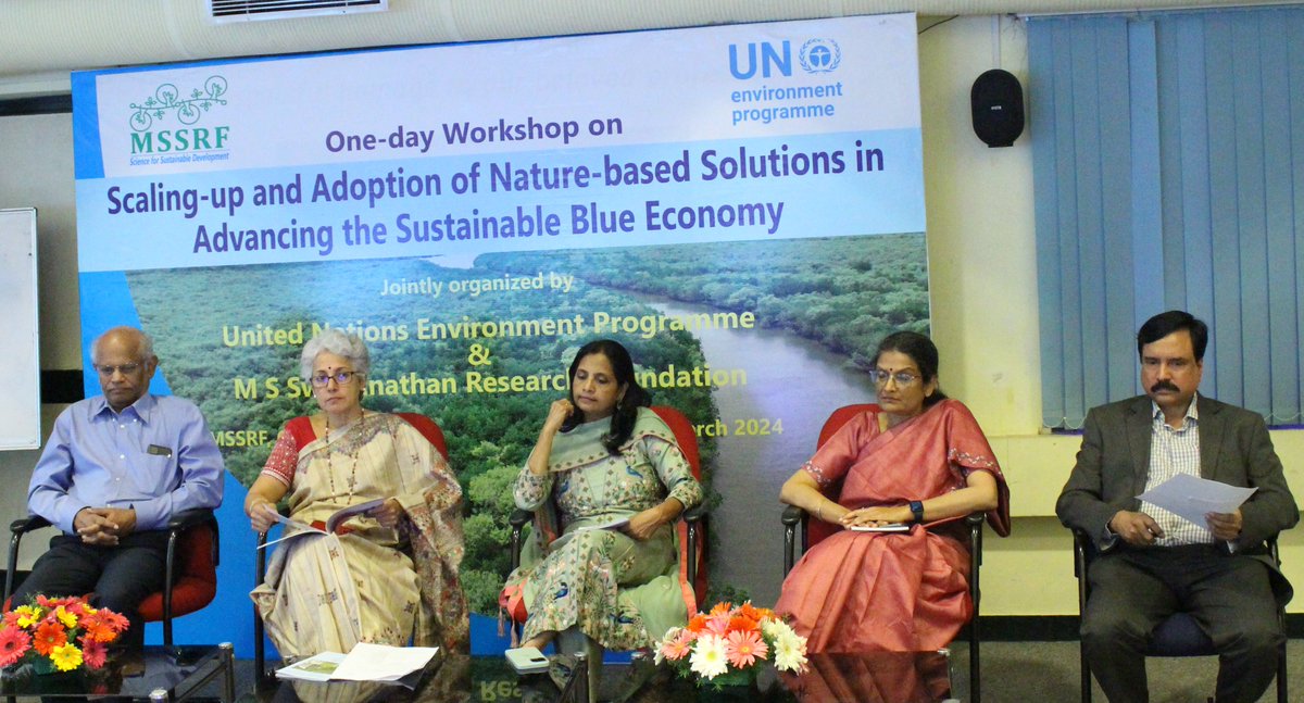 MSSRF (@mssrf) on Twitter photo .<a href="/mssrf/">MSSRF</a> & <a href="/UNEP/">UN Environment Programme</a> hosted a workshop on Scaling-up & Adoption of Nature-based Solutions for #Sustainable #BlueEconomy Inaugural by <a href="/supriyasahuias/">Supriya Sahu IAS</a> Additional Chief Secretary <a href="/tnforestdept/">Tamil Nadu Forest Department</a> Presidential address by <a href="/doctorsoumya/">Soumya Swaminathan</a> Chairperson <a href="/mssrf/">MSSRF</a>
<a href="/alka_b87/">alka bhargava</a> <a href="/FisheriesGoI/">Department of Fisheries, Min of FAH&D</a> <a href="/moefcc/">MoEF&CC</a> .<a href="/mssrf/">MSSRF</a> & <a href="/UNEP/">UN Environment Programme</a> hosted a workshop on Scaling-up & Adoption of Nature-based Solutions for #Sustainable #BlueEconomy Inaugural by <a href="/supriyasahuias/">Supriya Sahu IAS</a> Additional Chief Secretary <a href="/tnforestdept/">Tamil Nadu Forest Department</a> Presidential address by <a href="/doctorsoumya/">Soumya Swaminathan</a> Chairperson <a href="/mssrf/">MSSRF</a>
<a href="/alka_b87/">alka bhargava</a> <a href="/FisheriesGoI/">Department of Fisheries, Min of FAH&D</a> <a href="/moefcc/">MoEF&CC</a>