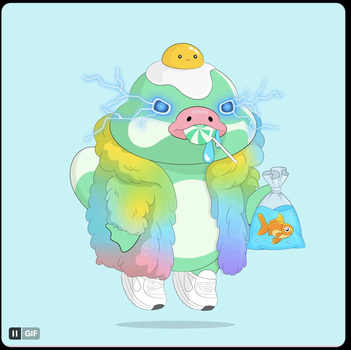 F it! I’m giving away a <a href="/Platties_/">Platties</a> for free!  
1. Follow  
2. Retweet  
3. Comment your <a href="/lukso_io/">LUKSO</a> UP address below 

Winner gets picked and sent their new Plattie at 7:30pm PST Sunday. 

Congrats to the entire <a href="/Platties_/">Platties</a> team on a successful mint and fast sell out!