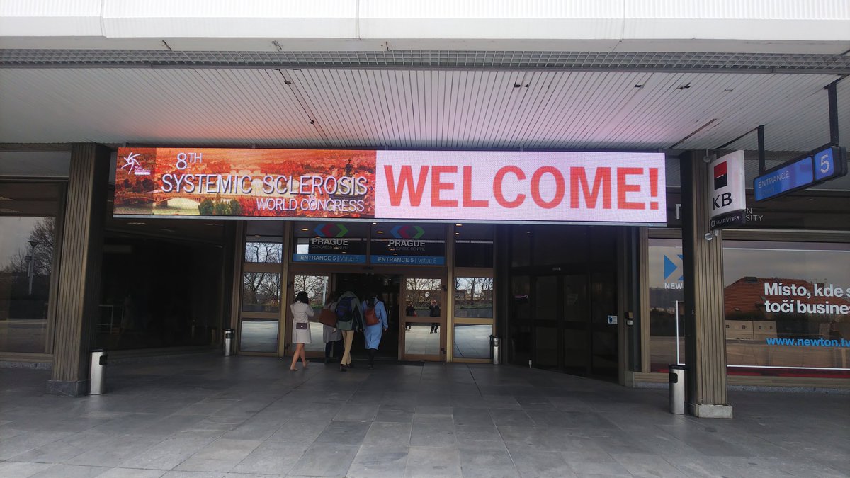 NMSrheumatology's tweet photo. 8th Systemic Sclerosis World Congress has begun in Prague. It is very exciting. 
At the opening ceremony, Prof. Kuwana was introduced as the editor-in-chief of JSRD, the journal on scleroderma.

#SystemicSclerosis #SSWC2024 #JSRD https://t.co/fJml7wGyQ4