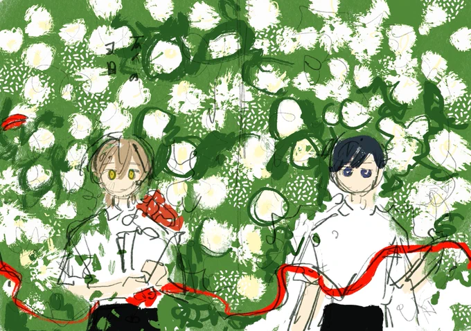 友人の式日【読み切り】3.20まで|るぅ1mm  #note  表紙案とかおまけいろいろnoteです 