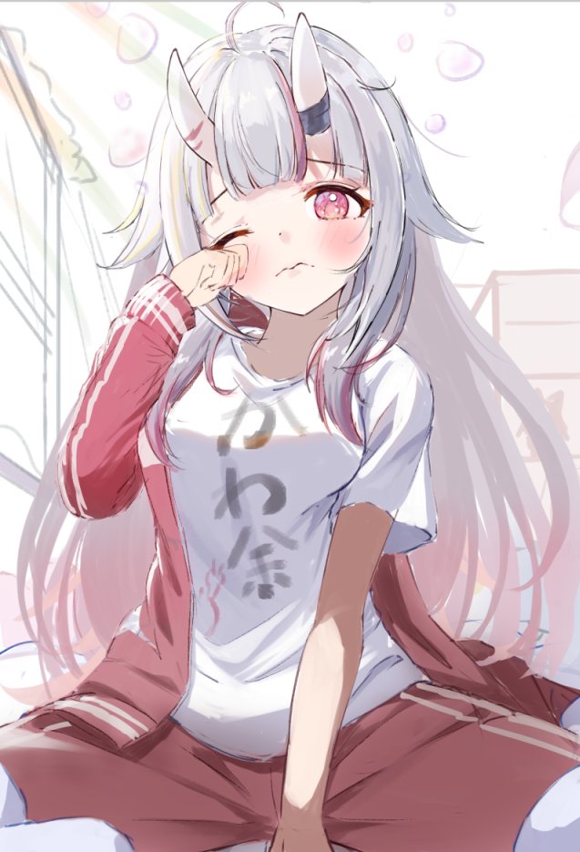 百鬼あやめ 「ジャージお嬢色ラフ 」|けースヶのイラスト
