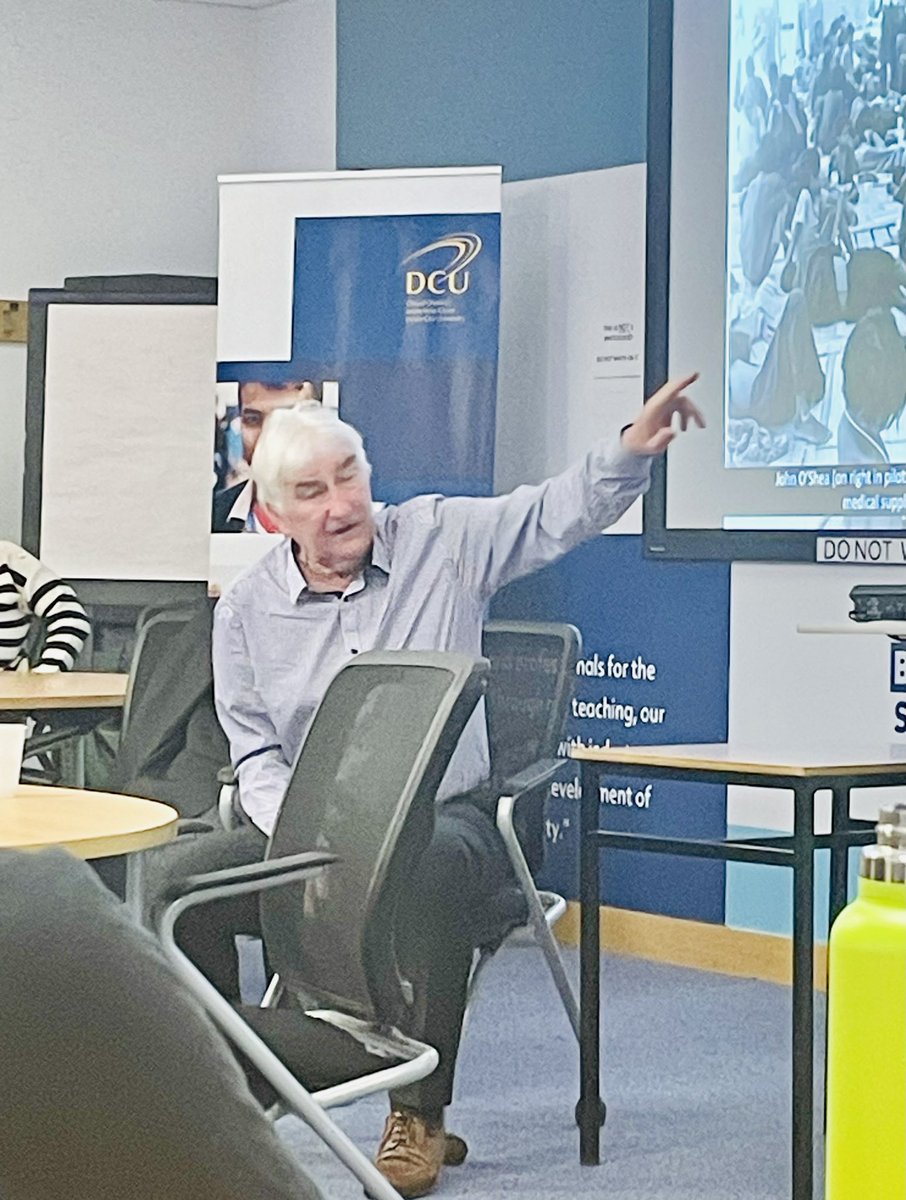 Another amazing lecture at #DCU/ #Businessschool #organisationalpsychology  masters course! We had a privilege to listen to and talk with John O’Shea #GOAL about #socialentrepreneurship , resistance to change, helping to the forgotten part of the society, the poorest of the poor
