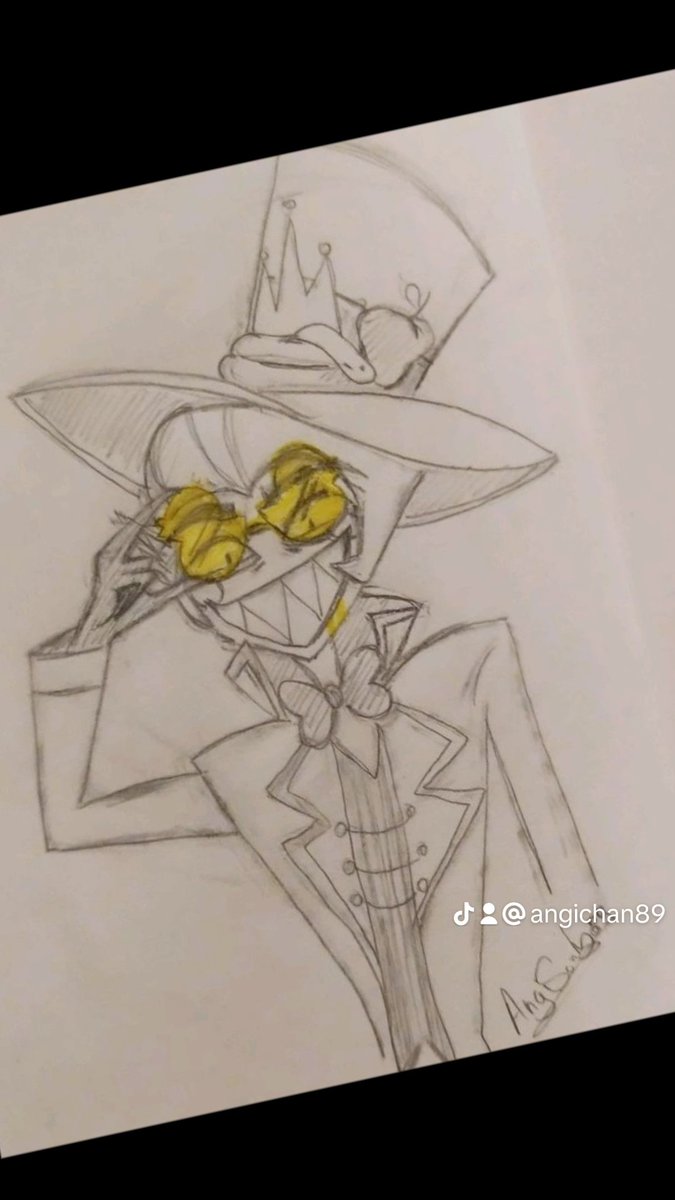 Lúcifer Wearing rubber ducky glasses 👉  🐤

#HazbinHotelLucifer #HazbinHotelFanart 
#hazbinhotel