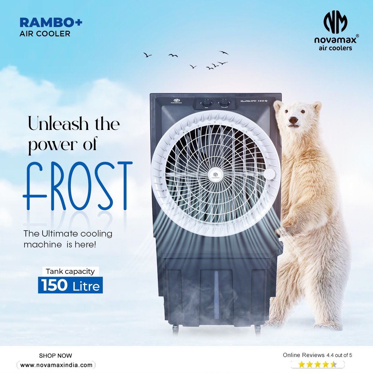 Novamaxcooler's tweet photo. The ultimate cooling machine to keep you chill all summer long! ❄️☀️ 

#novamax #aircooler #commercialcooler #StayCool #NovamaxRamboPlus https://t.co/Ooh3S5JMZR