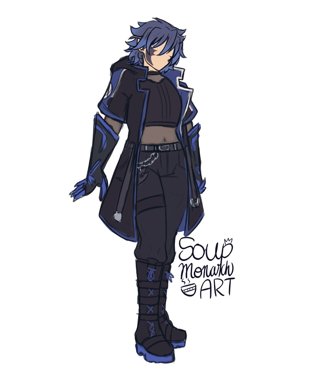 SoupMonarchArt's tweet photo. once again playing the game of: How Much Can Soup Change About a Design For an AU Before it Stops Looking LIke the Original Character
#villaintokill https://t.co/F261twj32K