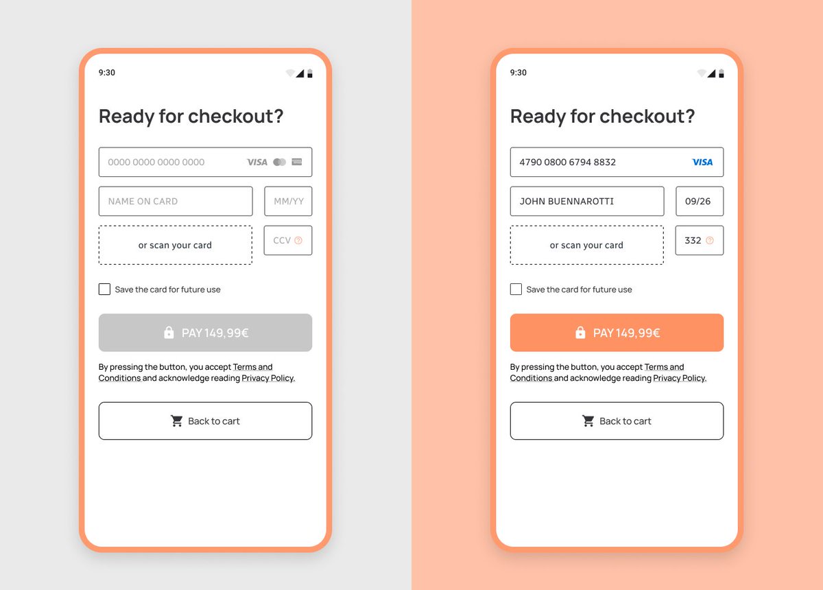 life_glitched's tweet photo. Daily UI 002 #DailyUI #uidesign #checkout #mobillefirst #ux #UI #checkout https://t.co/UXqQYGHeRX