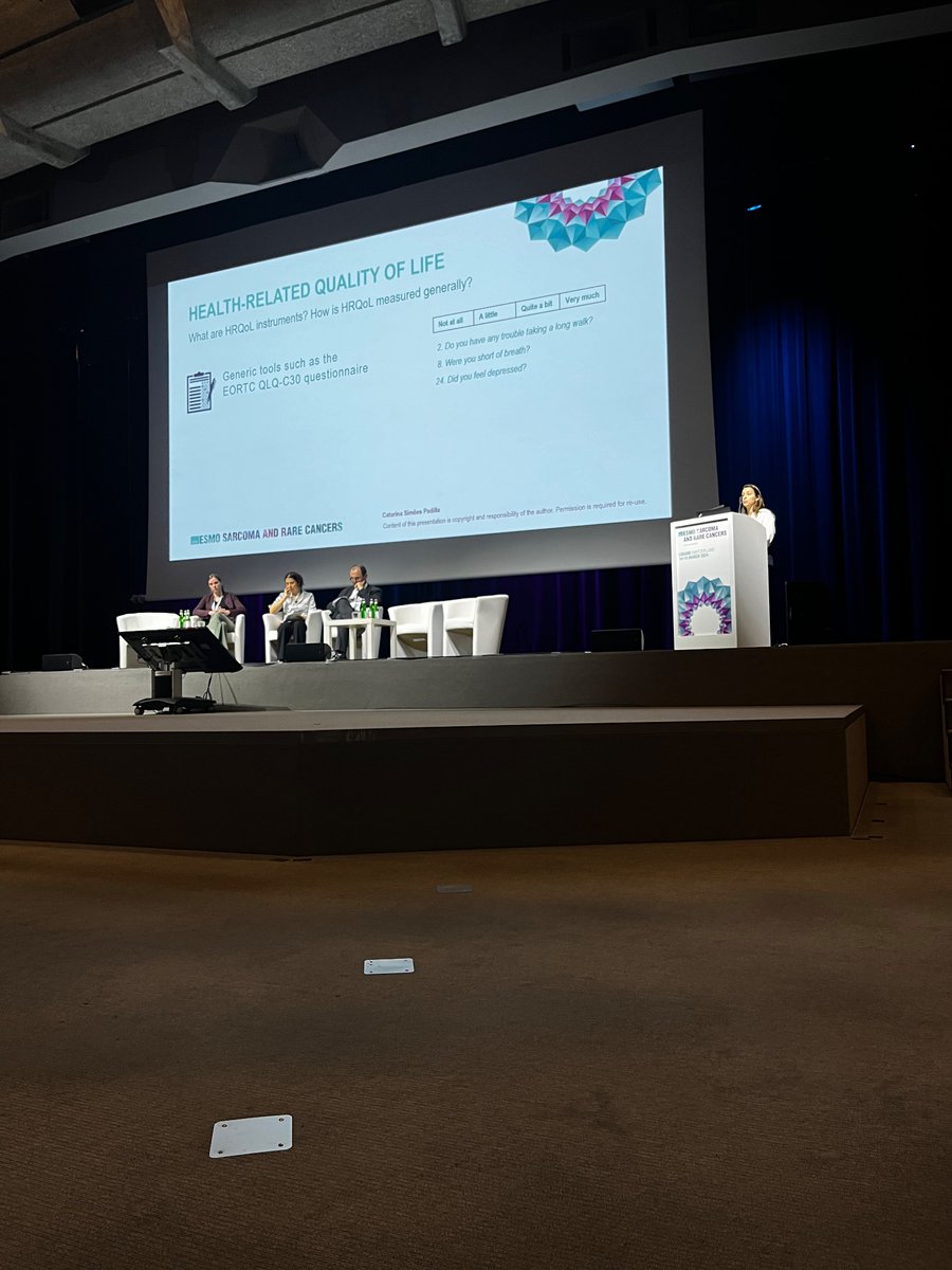 Yesterday I had the pleasure of giving a presentation about my PhD project during the <a href="/myESMO/">ESMO - Eur. Oncology</a> Sarcoma and Rare Cancer conference! What an honour!!