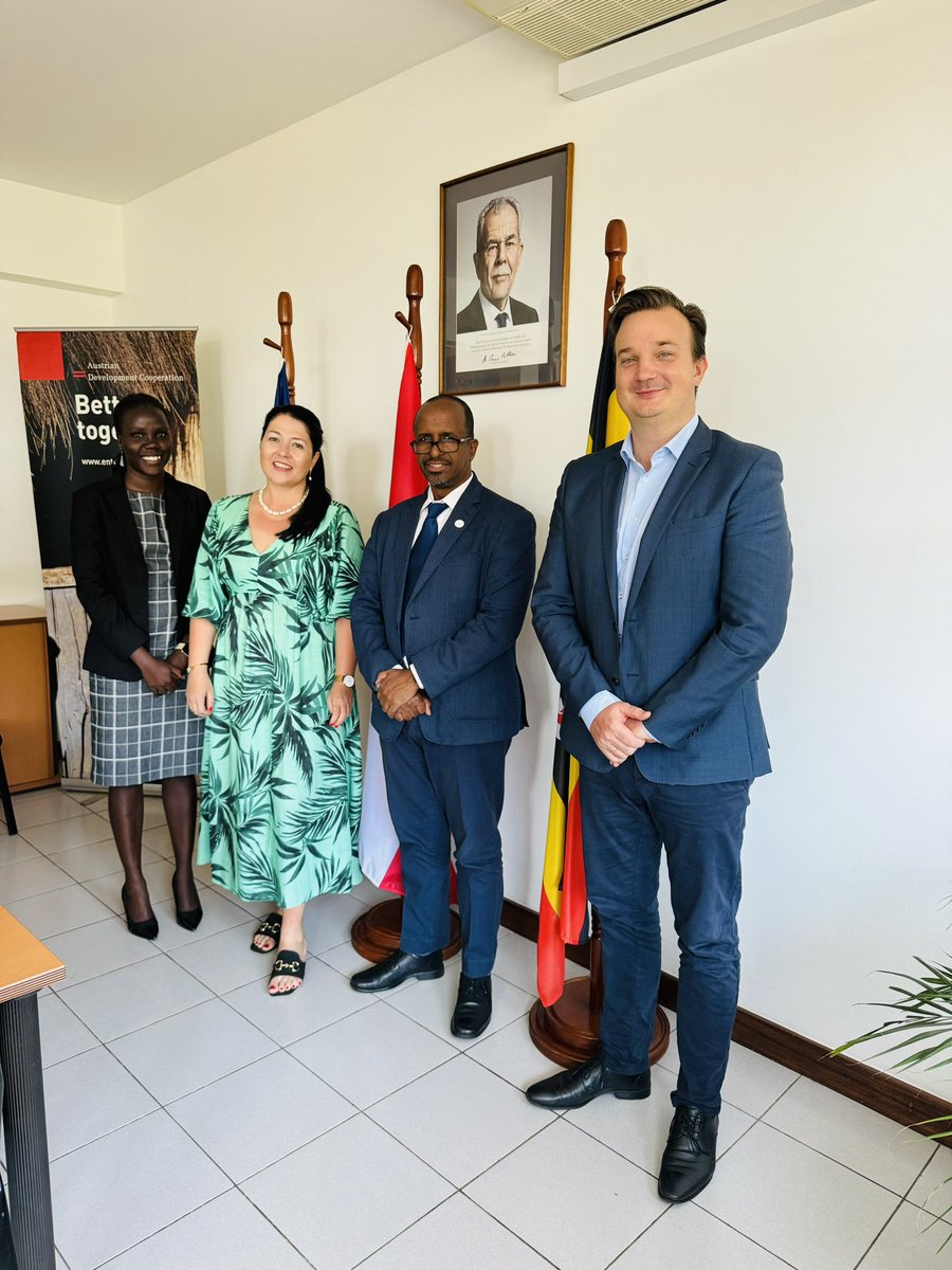 Grateful for the good partnership with @WFP_Uganda which allows Austria 🇦🇹 to provide strategic assistance towards improving food and nutrition security for the most vulnerable. Thank you for the visit @meygag61 and your team! @AustrianDev