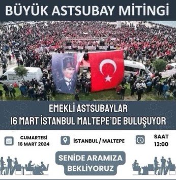 Emekli Astsubaylar hakkını istiyor  #SandiktaPatlayacaksiniz