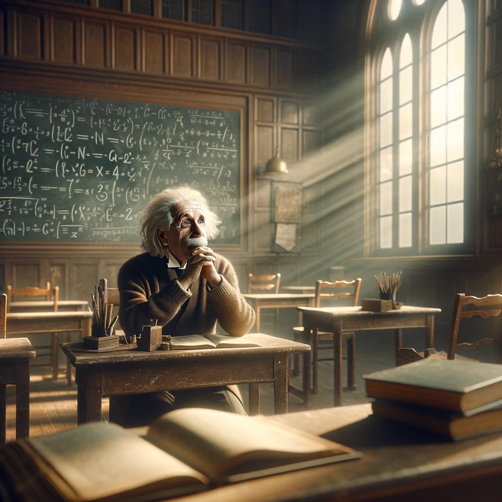 evolvingmindsIN's tweet photo. Young Albert, often seen as just a dreamer by his teachers, was actually on a journey to becoming a genius 🌟. His story is a testament to the power of curiosity - it's what leads us to explore the universe's secrets! #Curiosity #Innovation https://t.co/FHLdG4kfw1