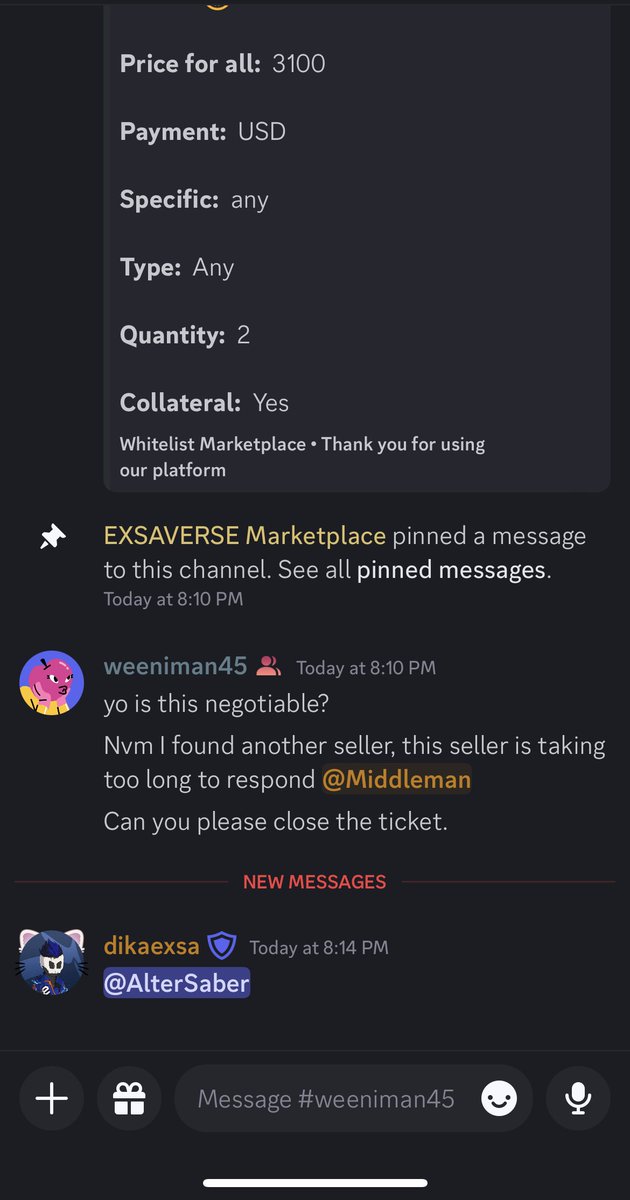 0xFrenchie's tweet photo. Ok, since you won't stop. I'll play.

Yes, you purchased a second WL. Then you tried to sell both of them. 🤣🤣🤣 

Can you move on now or nah? Stop playing the martyr. 

#getDINKed #whoopsies #IKeepReceipts https://t.co/srkDsZDi4O