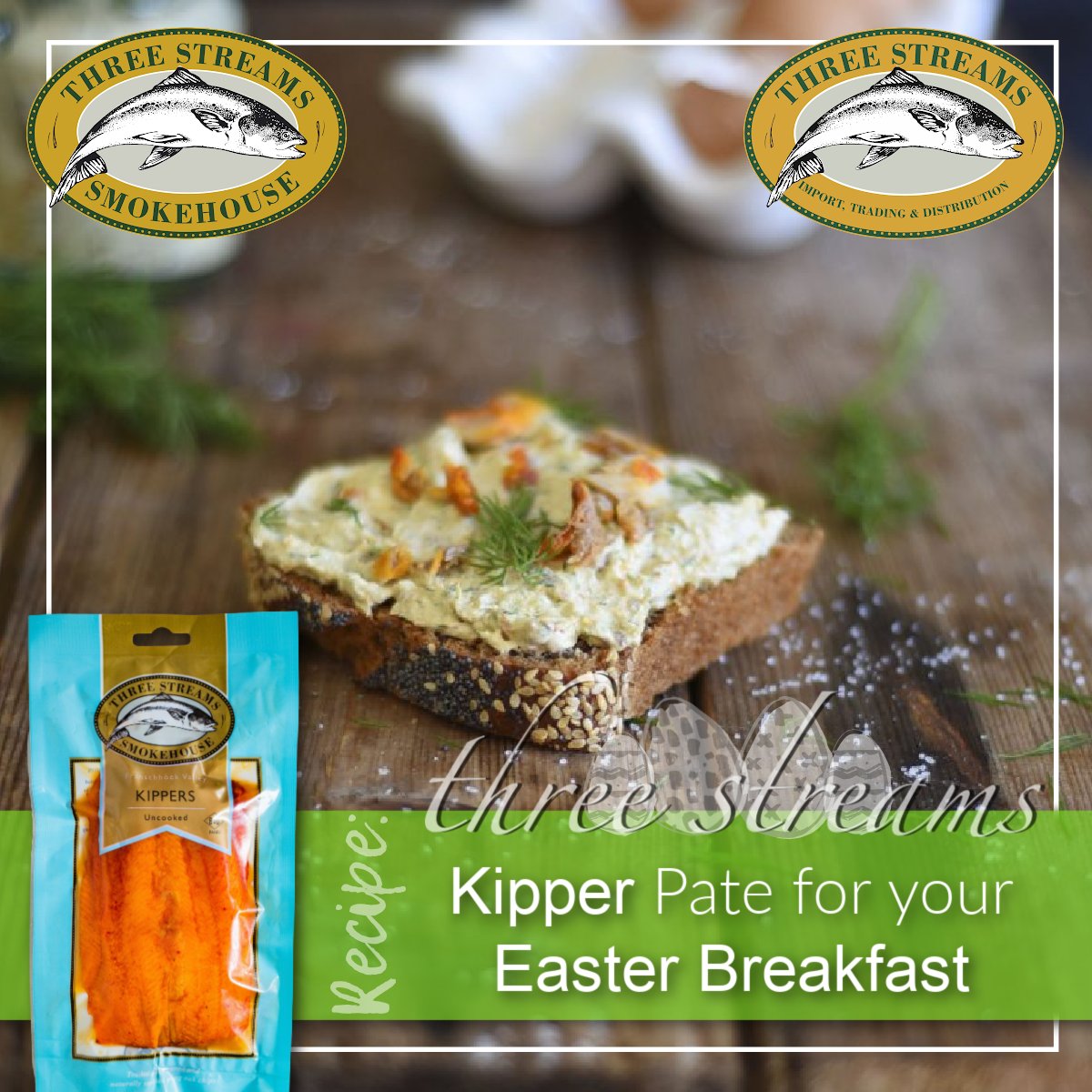 Kippers have been known to be a breakfast protein of choice for many years, and we’re definitely here for it :)

Checkout this delicious Kipper Pate recipe, created with our lightly Smoked Kippers: my-easy-cooking.com/2021/03/31/kip…

#Easter #Recipe #Kippers