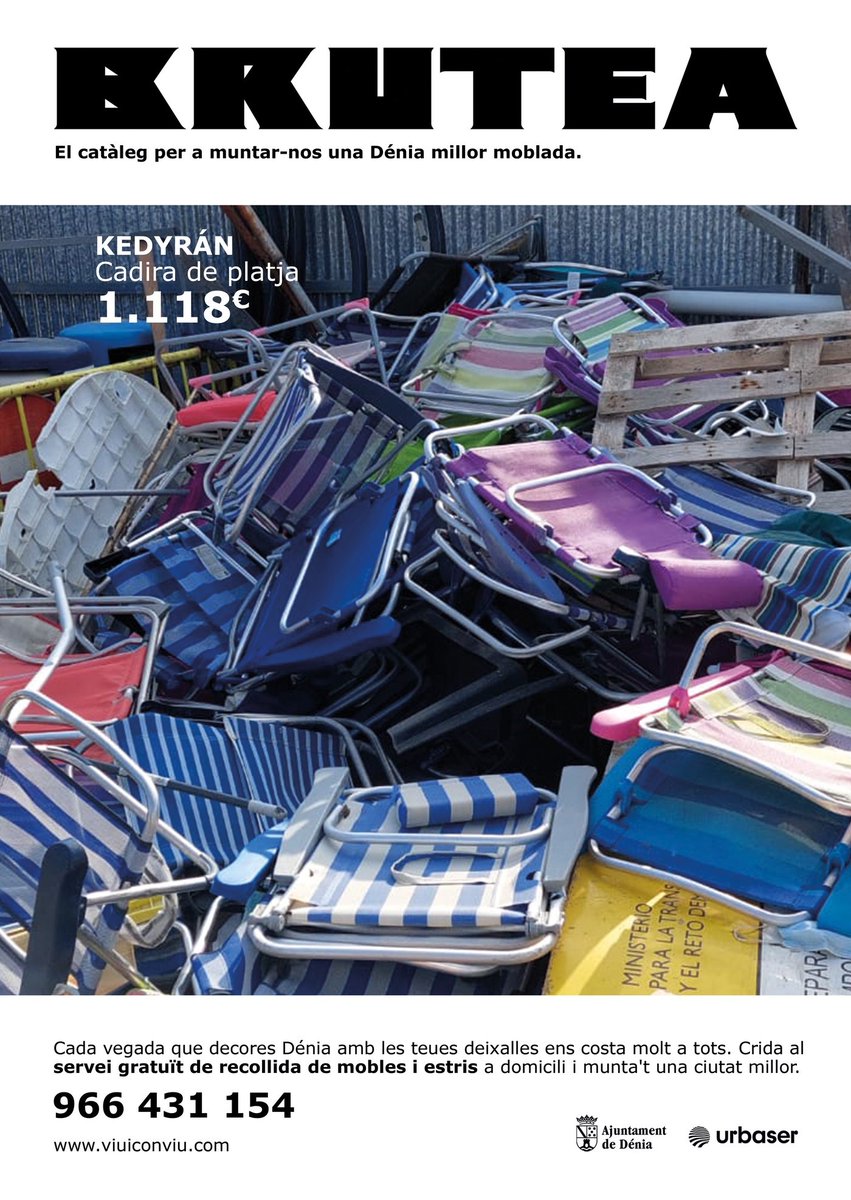 Concienciar de la limpieza en las ciudades con un catálogo estilo Ikea. 

Campaña de <a href="/SapristiAgencia/">Sapristi Décom</a> para el ayuntamiento de Dénia.