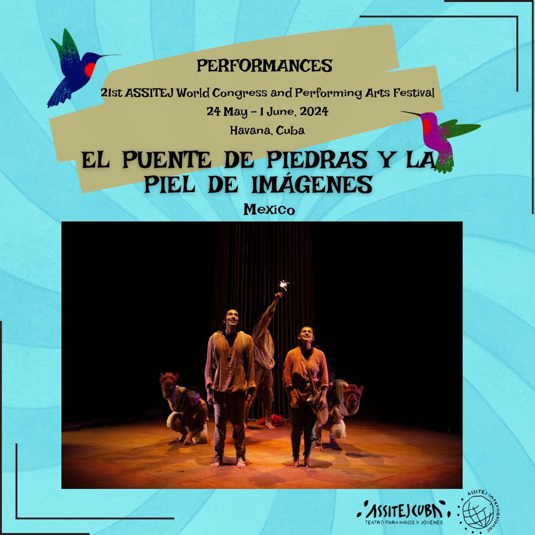 Nos vamos a Cuba 🇨🇺 Muy felices de compartir junto a otras obras de Argentina, Alemania, Australia, Brasil, Chile, Corea del Sur, Cuba, Dinamarca, Eslovenia, España, Italia y República Checa, en el XXI Congreso Mundial <a href="/ASSITEJ/">ASSITEJ</a> para seguir pensando las infancias y juventudes 🎭