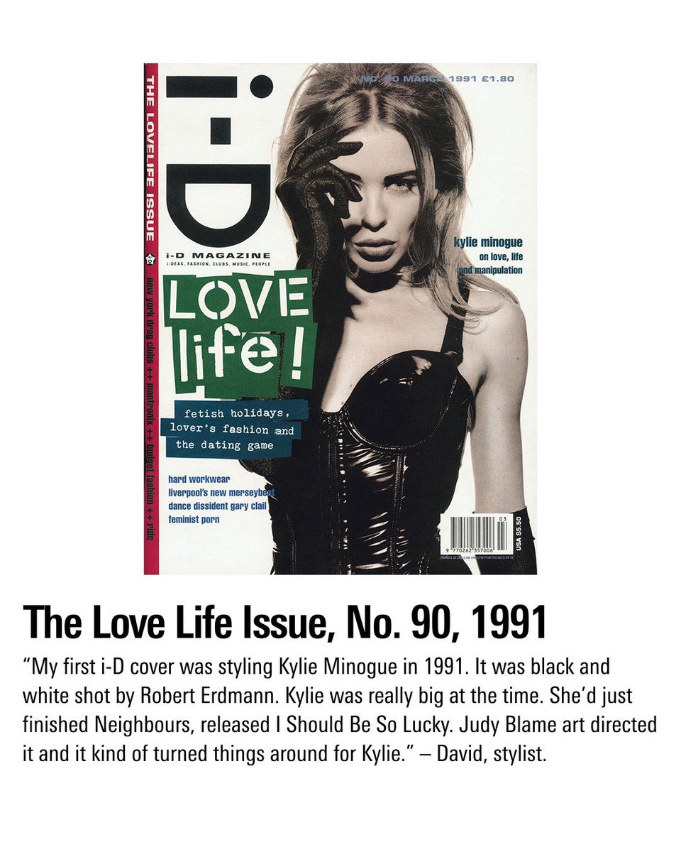 i_D's tweet image. 1️⃣ Kylie Minogue by Robert Erdmann for The Love Life Issue.