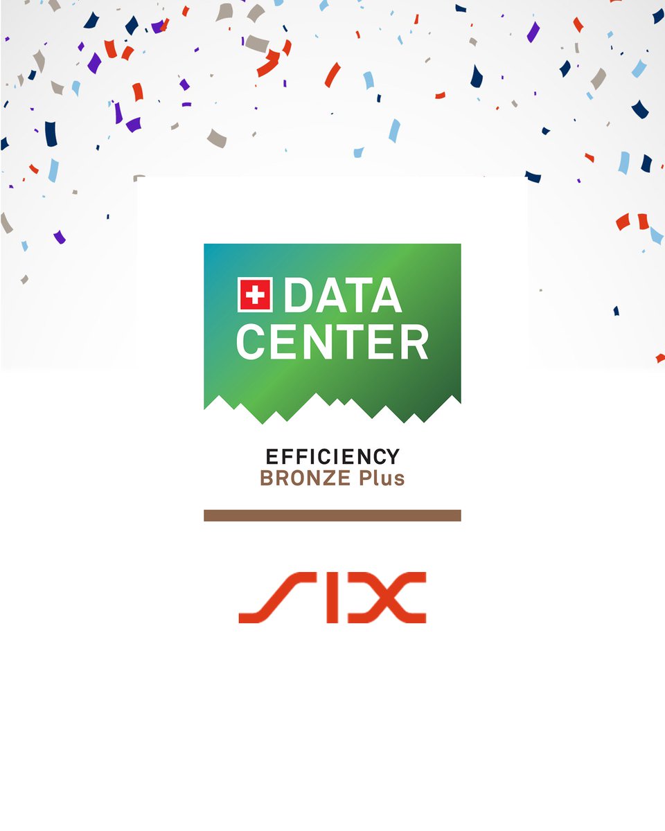 We’re proud to share our Hardturmstrasse datacenter won the first SDEA 'DC Instance' Label, securing BRONZE Plus for an efficient IT and #datacenter infrastructure. Read more 👉 six.swiss/3TxBkAS #sustainability.