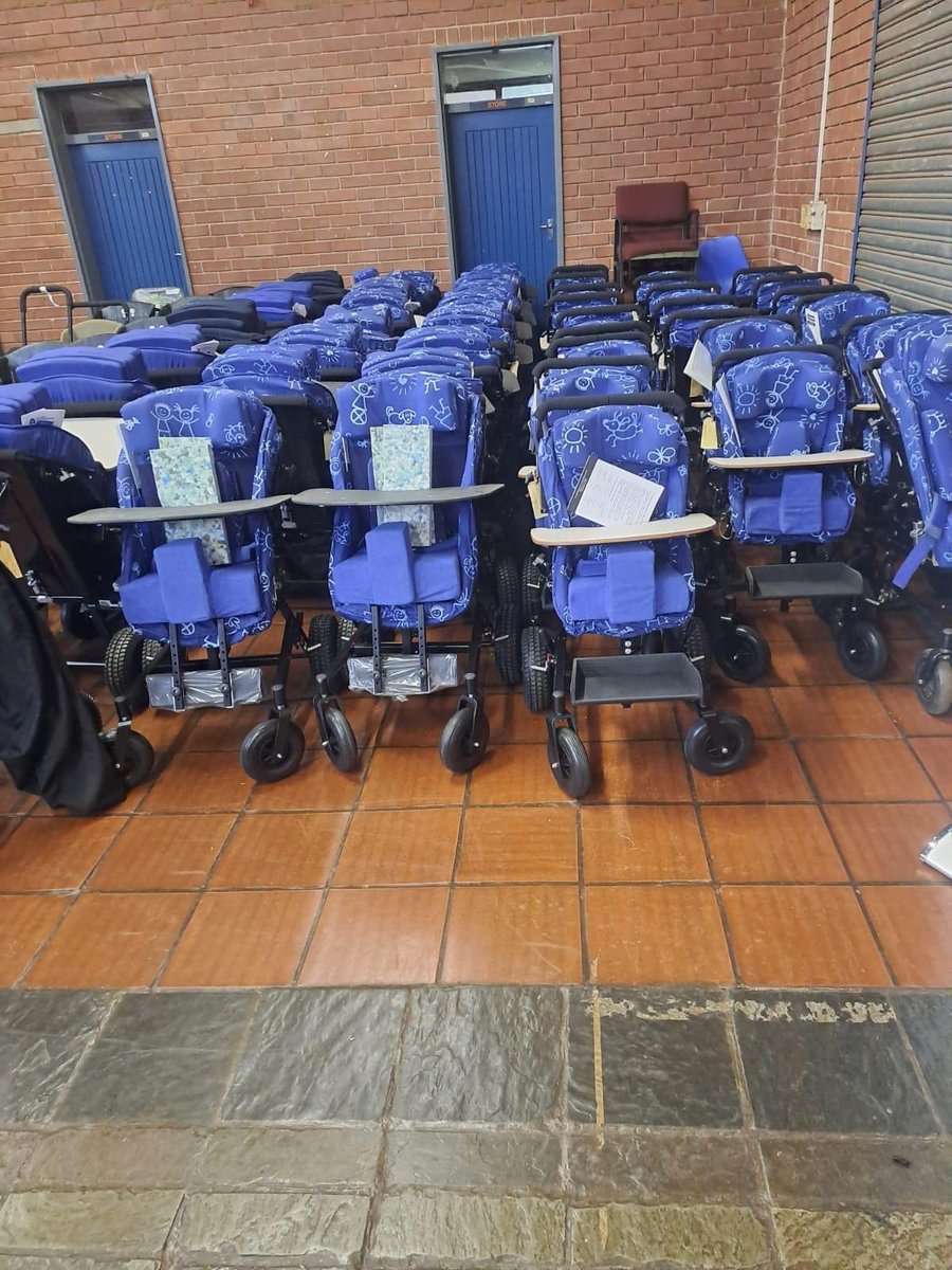 PhophiRamathuba's tweet photo. Locate us at Tshilidzini later today as we hand over these assistive devices called “Madiba Buggy” to children with severe disabilities. More than 112 children will benefit from this program.Our team will also revamp old once which are no longer fit for purpose #HumanRightsMonth https://t.co/EVCbBPis8h
