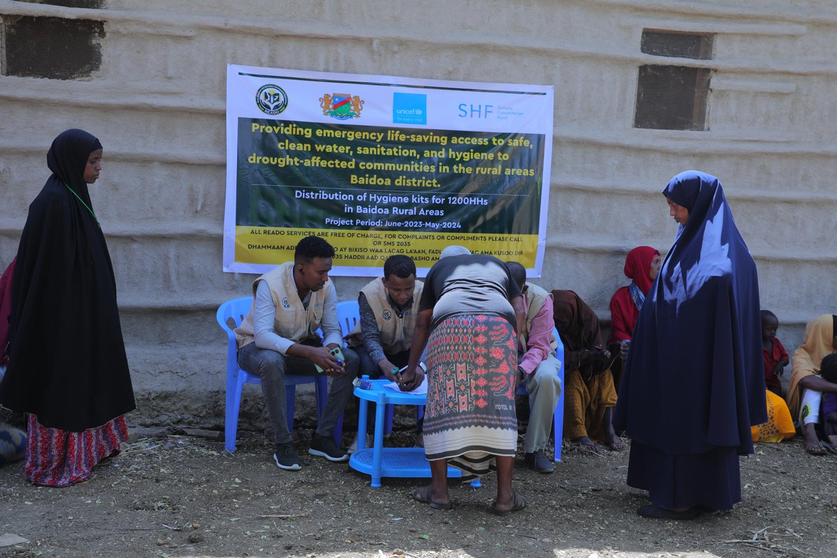 reado_org's tweet photo. We have successfully distributed hygiene and dignity kits to the residents of Salbuuy Village. Kits containing essential items aimed at supporting both personal and community hygiene practices, thereby preventing diseases and enhancing the overall well-being of the villagers. https://t.co/2GdaebWZT2