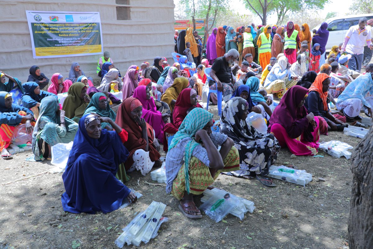 reado_org's tweet photo. We have successfully distributed hygiene and dignity kits to the residents of Salbuuy Village. Kits containing essential items aimed at supporting both personal and community hygiene practices, thereby preventing diseases and enhancing the overall well-being of the villagers. https://t.co/2GdaebWZT2