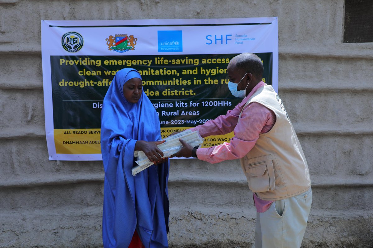 reado_org's tweet photo. We have successfully distributed hygiene and dignity kits to the residents of Salbuuy Village. Kits containing essential items aimed at supporting both personal and community hygiene practices, thereby preventing diseases and enhancing the overall well-being of the villagers. https://t.co/2GdaebWZT2