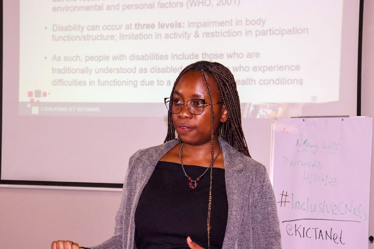 @NicNyakundi @accessnow @AMWIK @APC_News @kijijiyeetu @cipesaug @MwendwaKivuva 🌐 Disability in the Digital Space: Exploring Barriers and Challenges for PWDs. @writing_flo kicks off the first session. Let's shed light on these crucial issues and work towards a more accessible digital world! #DigitalInclusion #Accessibility