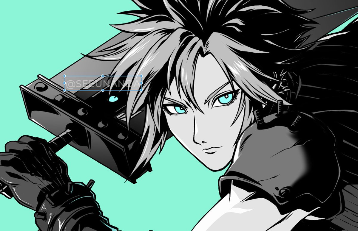 Cloud WIP #FinalFantasyVIIRebirth #FinalFantasy7Rebirth #FF7リバース #cloudstrife #artshare