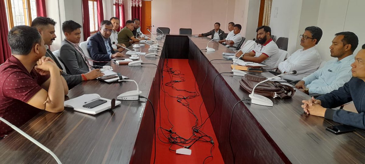 Telecom &amp; Road Connectivity meeting chaired jointly by DEO, Chandel &amp; DEO, Tengnoupal. 
<a href="/ECISVEEP/">Election Commission of India</a> <a href="/CeoManipur/">The CEO Manipur</a> <a href="/SpokespersonECI/">Spokesperson ECI</a> #LokSabhaElections2024