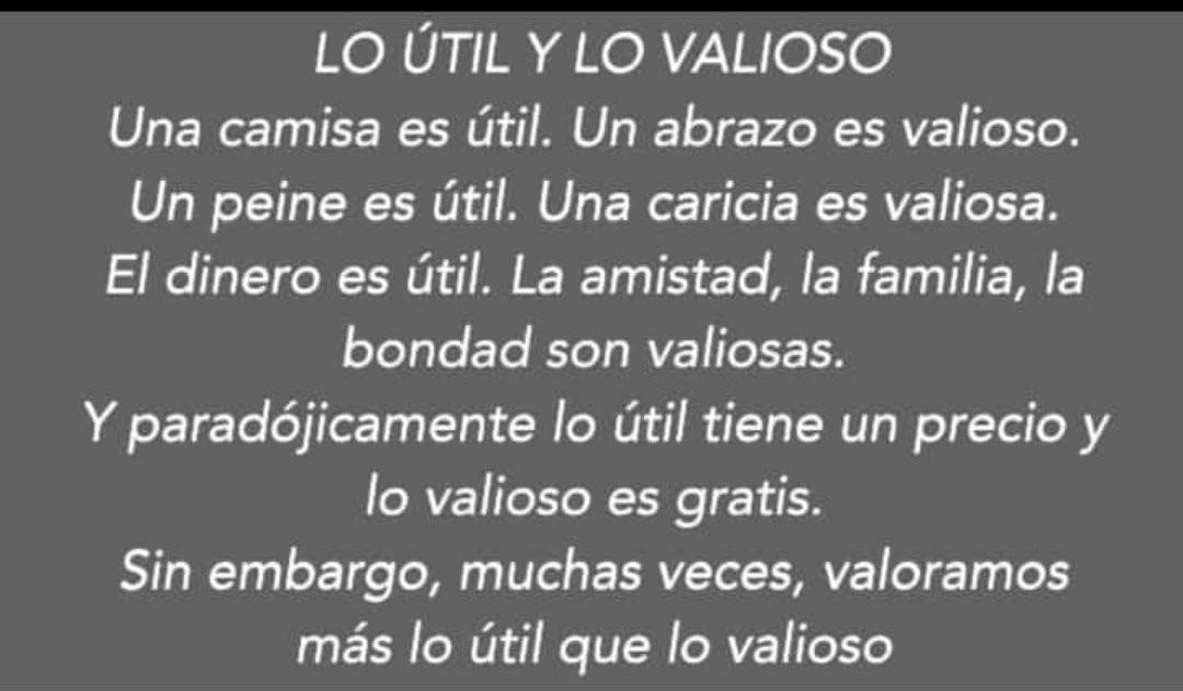 Dr_Blazquez's tweet photo. Lo útil y lo valioso vía @Jesuseqc https://t.co/sCoLMe91mH