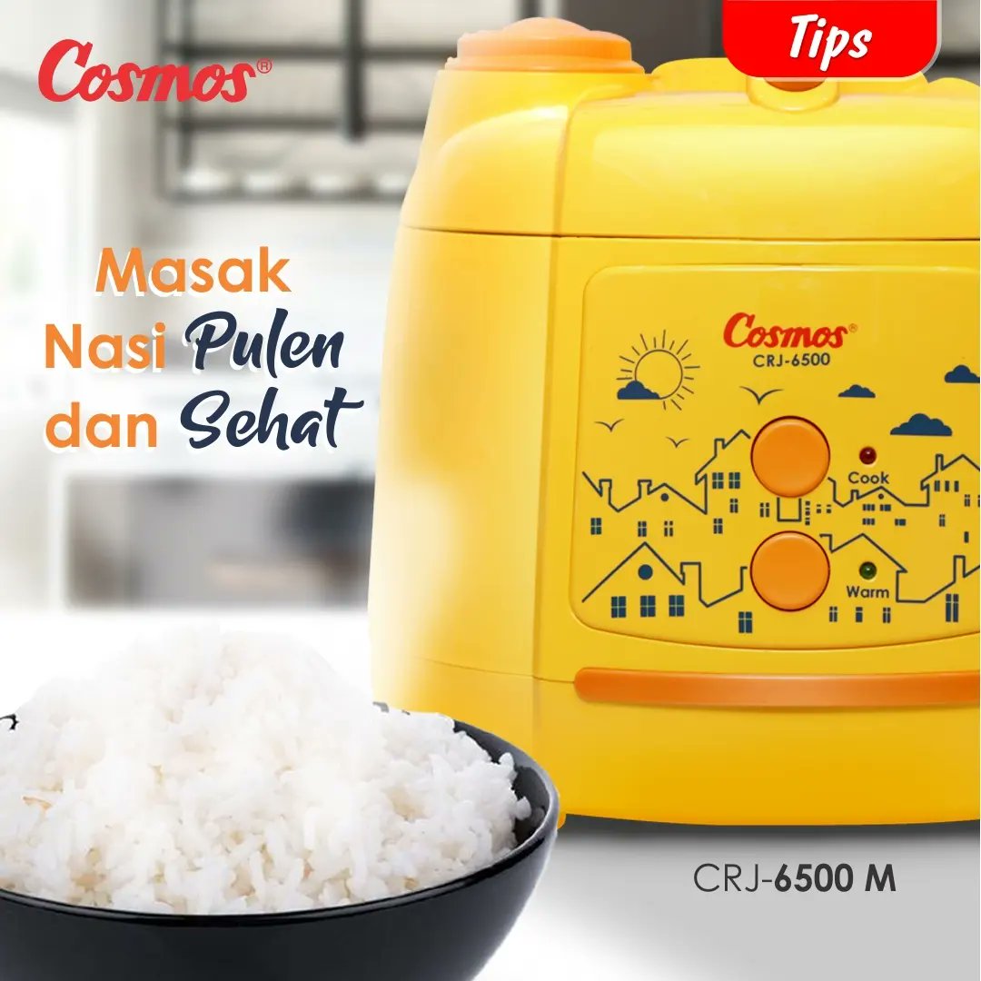 cosmosonline's tweet photo. Dengan Cosmos Rice Cooker CRJ 6500, keluarga Cosmos bisa atur tingkat kepulenan nasi dengan Tongolan Super diatasnya. Inner pan nya sudah berteknologi Harmond yang anti gores, tidak mengelupas, &amp; aman dari zat berbahaya.

#BanggaCosmos #ricecookercosmos #ricecookerharmond #marlan https://t.co/Jy0KMUvYsD
