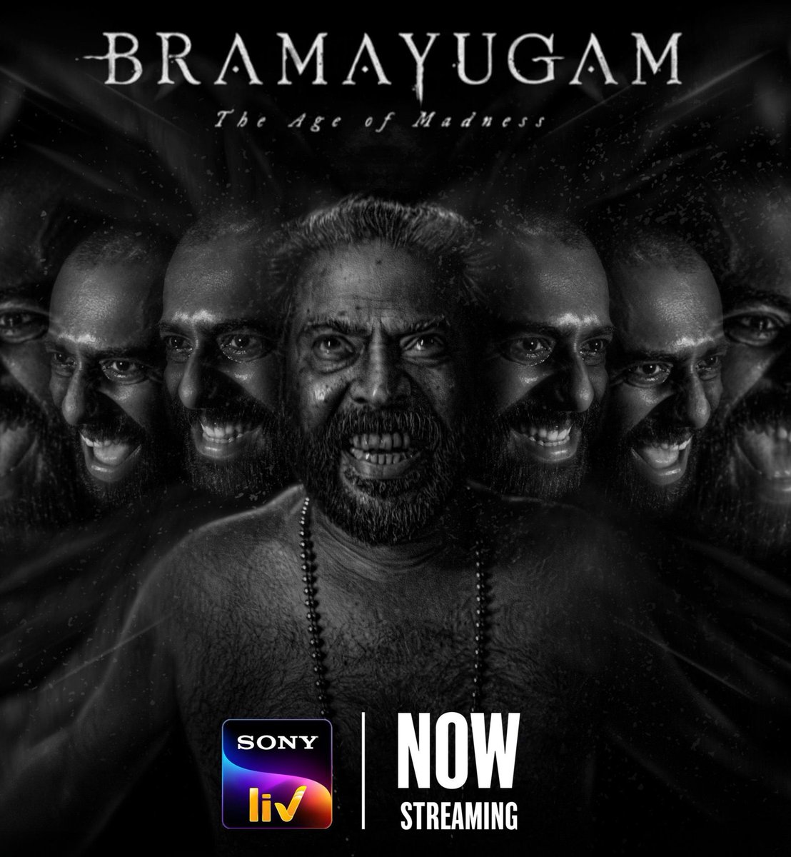 #BramayugamOnSonyliv
  #Bramayugam streaming now on @SonyLIV.

#Mammootty𓃵 #RahulSadasivan