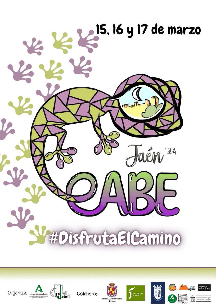 🗣️¡Es hoy, es hoy! Queremos agradecer 🙏🏼 a todos los colaboradores 🏢🏦🏰🏫🫒que han aportado para que este fin de semana en #Jaén se hable de EDUCACIÓN. #DisfrutaElCamino #SeguimosJuanmaXTi @educaand <a href="/AytoJaen/">Ayuntamiento de Jaén</a> <a href="/dipujaen/">Diputación de Jaén</a> <a href="/ceipsantotomas/">CEIP Santo Tomás</a> <a href="/ies_scatalina/">IES Santa Catalina de Alejandría</a> <a href="/cpmramongaray/">CPM Ramón Garay</a> 👇🏽