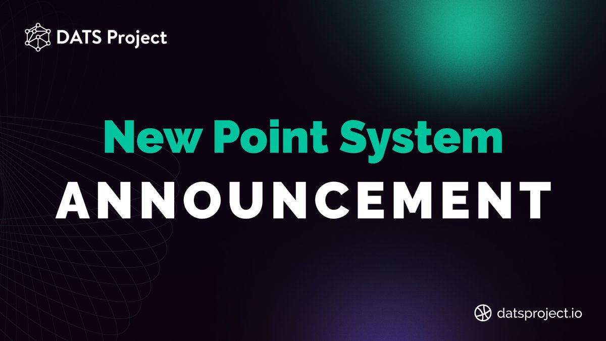 iryadeX's tweet image. 1) New Point System Release 🌟 The point system, which went live with version V 1.0.9, has been updated. From now on, your points will be displayed in 1000s! #DePIN @DATSProject #DATS #DatsProject