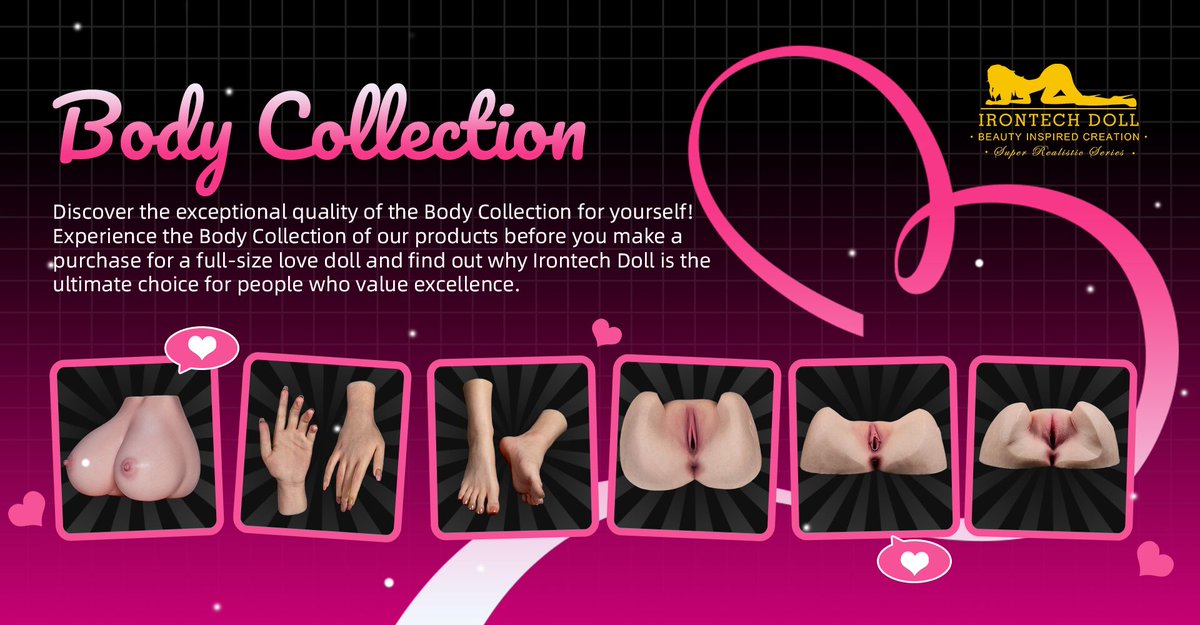 SupportIrontech's tweet photo. 🆕Body Collection is our latest series, designed for vendors of sex dolls and sex toys who operate offline showrooms. At present, it is exclusively available to vendors.
More info👉https://t.co/CVN1cLaxoQ
#irontechdoll #bodycollection #sexdollshowroom https://t.co/33PIxckRKC