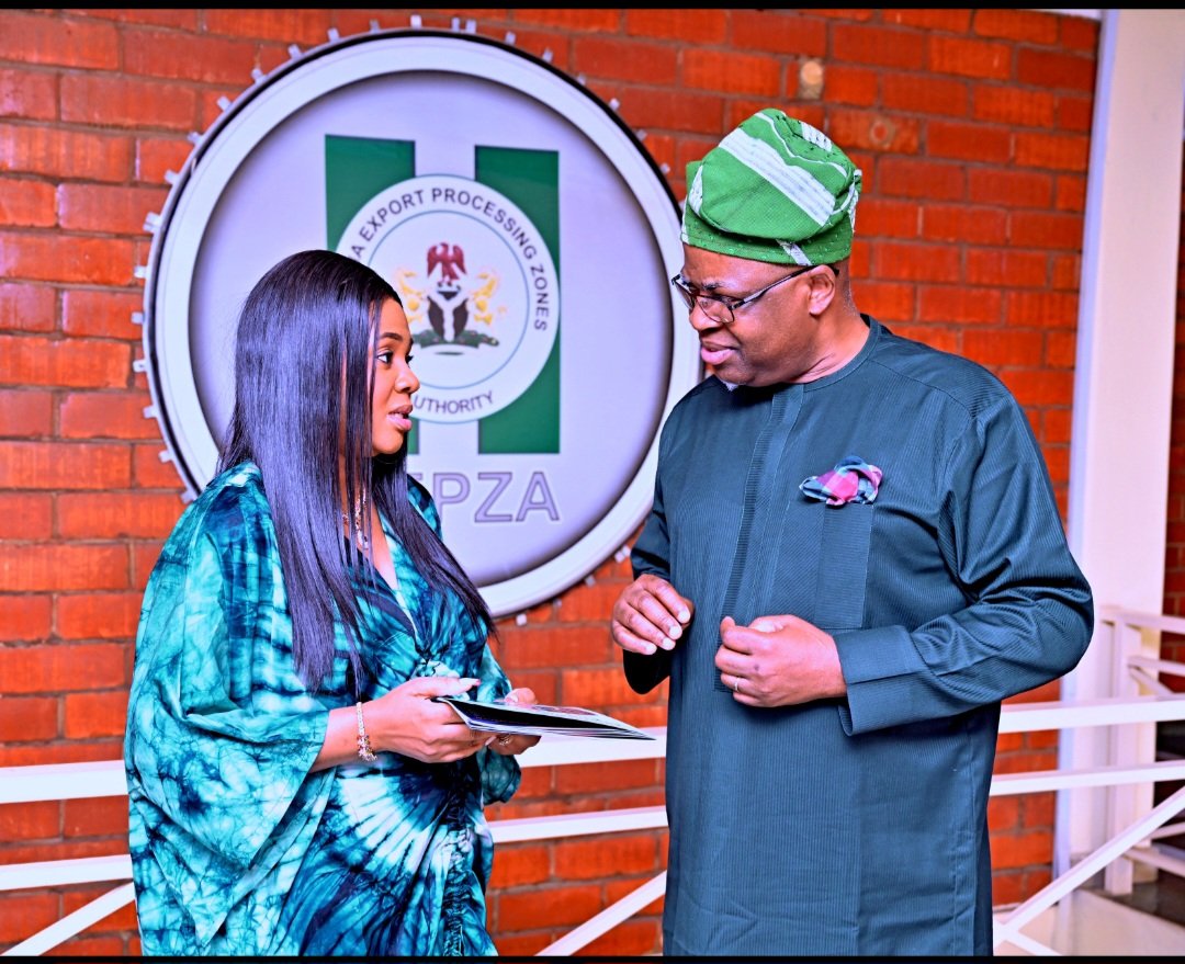 Managing Director, Dr. Olufemi Ogunyemi, yesterday received Dr. Joy Smart Francis Director, Entrepreneurship Village and Event Board Member, Global Entrepreneurship Festival. The visit was to discuss setting up an ICT Free Zone in Nigeria #NigeriaFirst✅ #NEPZA #Freezone