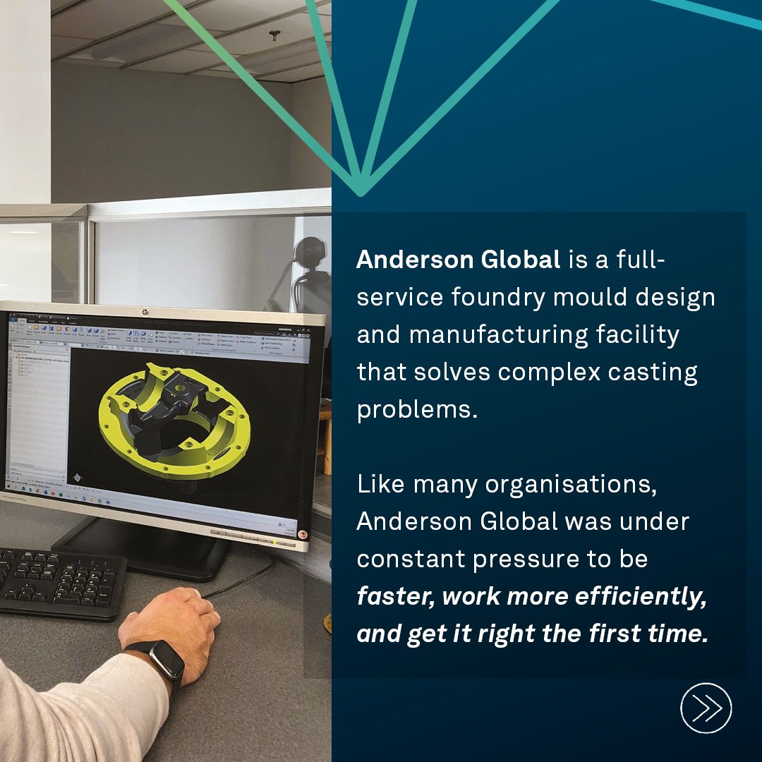 HexagonMI's tweet image. Find out how Michigan-based foundry Anderson Global solves complex problems and reduces setup time and rework with the help of our dedicated software solutions. 🔎 

Read the full story in #EngineeringReality magazine here 👉 hxgn.biz/3TBuL05