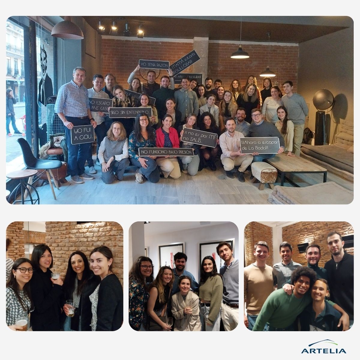 [#EVENTO📢] Ayer, en Artelia Spain &amp; Portugal tuvimos un evento interno memorable. Nos sumergimos en desafiantes Scape Rooms por equipos, fortaleciendo la comunicación, estrategia y cohesión entre compañeros/as.

#Evento #Artelia #Teambuilding #TrabajoEnEquipo #ScapeRoom
