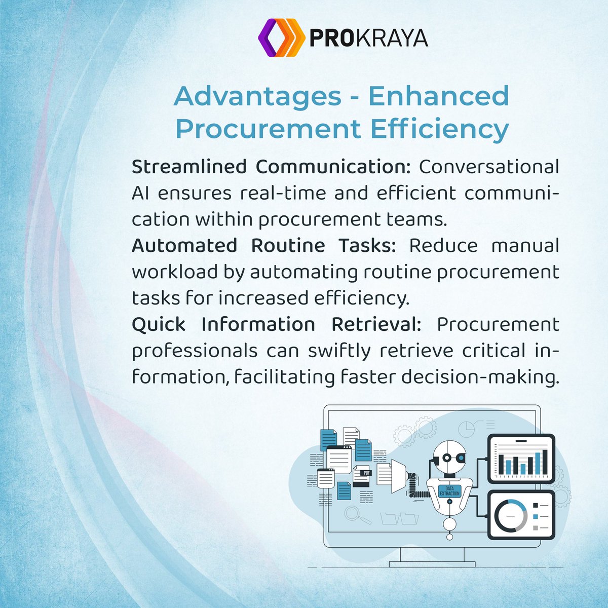 prokraya's tweet photo. Embrace the future of procurement with Conversational AI! This document unfolds the advantages and challenges of implementing Conversational AI in the procurement landscape.
#Prokraya #eSourcing #ProcurementAutomation #StreamlineProcurement #CostSavings #SupplierCollaboration https://t.co/rZAfXiVQE2