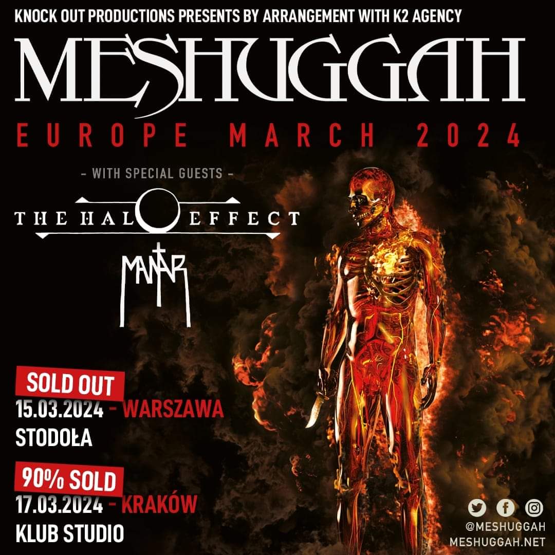Tonight it's gonna be wild ride! <a href="/meshuggah/">Meshuggah</a>