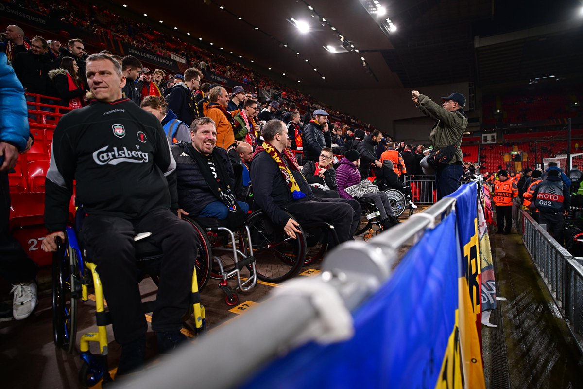 𝐓𝐡𝐚𝐧𝐤 𝐲𝐨𝐮 for supporting us at Anfield! 👏 

@LiverpoolDSA 𝐓𝐡𝐚𝐧𝐤 𝐲𝐨𝐮 for your amazing hospitality! 🤝 #TotalAccess #AccessibAll #acsparta